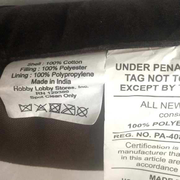 Chocolate Plush Accent Pillows Set of 2 NWT - Picture 3 of 4